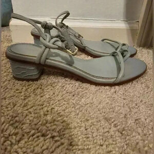 J. McLaughlin Helena Cloud Blue Sandals Size 7.5